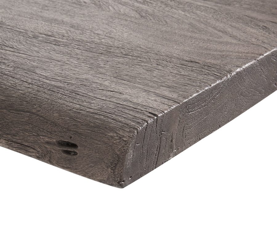 Table à manger rectangulaire en acacia 200×100 cm – platine