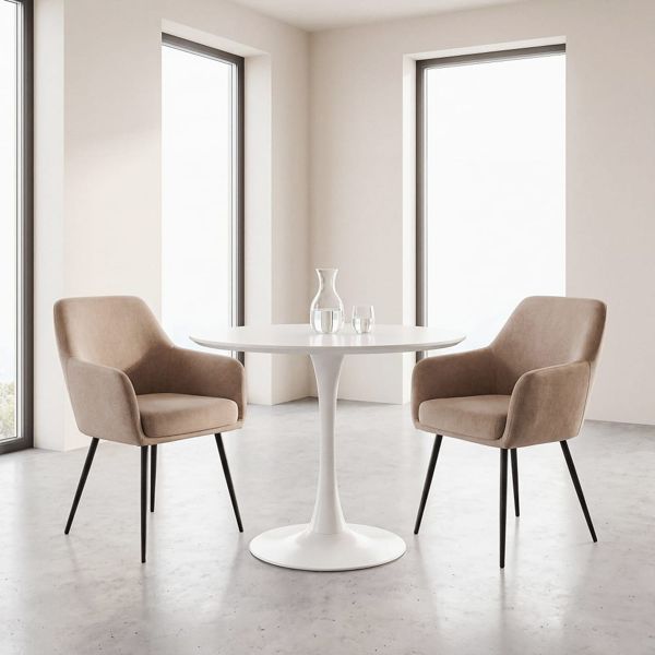 Circle blanche 100 cm : notre avis sur cette table ronde